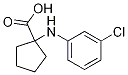 1-(3-Chloro-phenylamino)-cyclopentanecarboxylic acid Structure,725234-56-0Structure