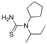 Thiourea, n-cyclopentyl-n-(1-methylpropyl)- (9ci) Structure,72529-54-5Structure