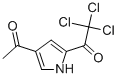 1-(4-乙酰基-1H-吡咯-2-基)-2,2,2-三氯-1-乙酮结构式_72652-34-7结构式