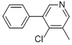 4-Chloro-3-methyl-5-phenylpyridine Structure,727429-31-4Structure