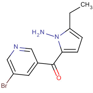 (1-Amino-5-ethyl-1h-pyrrol-2-yl)(5-bromo-3-pyridinyl)methanone Structure,728008-81-9Structure