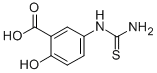 2-Hydroxy-5-thioureidobenzoic acid Structure,728918-63-6Structure