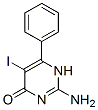 2-Amino-5-iodo-6-phenyl-4(1H)-pyrimidinone Structure,72943-43-2Structure