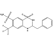 Bendroflumethiazide Structure,73-48-3Structure