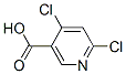 4,6-Dichloro nicotinic acid Structure,73029-79-9Structure