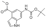 Methyl 6-n-boc-aminoindole-4-carboxylate Structure,731810-56-3Structure