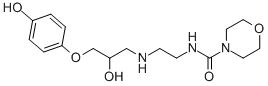 (+/-)-N-[2-[[hydroxy-3-(4-hydroxy)propyl]amino]ethyl-4-morpholinecarboxamide hemifumarate salt Structure,73210-73-8Structure