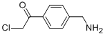 Ethanone, 1-[4-(aminomethyl)phenyl]-2-chloro-(9ci) Structure,732185-72-7Structure