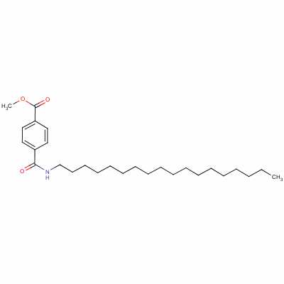 Methyl, n-octadecyl terephathalamate Structure,7333-86-0Structure