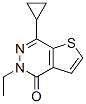 Thieno[2,3-d]pyridazin-4(5h)-one, 7-cyclopropyl-5-ethyl- (9ci) Structure,733745-59-0Structure