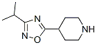 3-Isopropyl-5-(piperidin-4-yl)-1,2,4-oxadiazole Structure,733748-92-0Structure