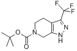 Tert-butyl 3-(trifluoromethyl)-4,5-dihydro-1h-pyrazolo[3,4-c]pyridine-6(7h)-carboxylate Structure,733757-89-6Structure