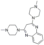 2,4-Bis(4-methyl-1-piperazinyl)-3h-1,5-benzodiazepine Structure,733811-07-9Structure