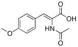 (Z)-2-乙酰氨基-3-(4-甲氧基苯基)丙烯酸结构式_73549-09-4结构式