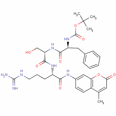 Boc-phe-ser-arg-mca Structure,73554-90-2Structure