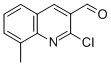 2-Chloro-8-methylquinoline-3-carbaldehyde Structure,73568-26-0Structure