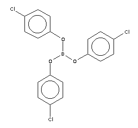 Tris(4-chlorophenyl) borate Structure,7359-58-2Structure