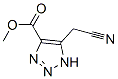 1H-1,2,3-triazole-4-carboxylicacid,5-(cyanomethyl)-,methylester(9ci) Structure,73591-48-7Structure