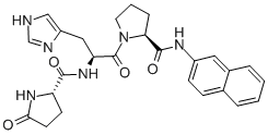 Pyr-his-pro-betana结构式_73644-58-3结构式