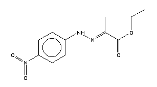 2-[2-(4-Nitrophenyl)hydrazinylidene]propanoic acid ethyl ester Structure,73647-04-8Structure