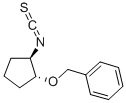 (1R,2r)-(-)-2-benzyloxycyclopentyl isothiocyanate Structure,737000-90-7Structure