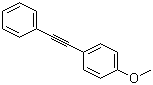 1-Methoxy-4-phenylethynyl-benzene Structure,7380-78-1Structure