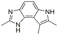 (9CI)-1,6-二氢-2,7,8-三甲基-吡咯并[3,2-e]苯并咪唑结构式_73857-51-9结构式