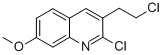 2-Chloro-3-(2-chloroethyl)-7-methoxyquinoline Structure,73863-51-1Structure