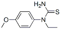 Thiourea, n-ethyl-n-(4-methoxyphenyl)- Structure,73901-44-7Structure