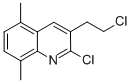 2-Chloro-3-(2-chloroethyl)-5,8-dimethylquinoline Structure,73930-69-5Structure