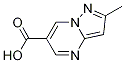 2-Methylpyrazolo[1,5-a]pyrimidine-6-carboxylic acid Structure,739364-95-5Structure