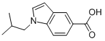 1-Isobutyl-1h-indole-5-carboxylic acid Structure,739365-12-9Structure