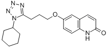 6-[3-(1-Cyclohexyl-1h-tetrazol-5-yl)propoxy]-2(1h)-quinolinone Structure,73963-46-9Structure