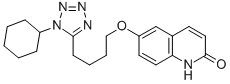 6-[4-(1-Cyclohexyl-1h-tetrazol-5-yl)butoxy]-2(1h)-quinolinone Structure,73963-62-9Structure