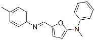 2-Furanamine, n-methyl-5-[[(4-methylphenyl)imino]methyl]-n-phenyl- Structure,740026-47-5Structure