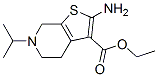 2-氨基-6-异丙基-4,5,6,7-四氢噻吩并-[2,3-c]吡啶-3-羧酸乙酯结构式_74022-33-6结构式