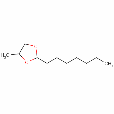 2-Heptyl-4-methyl-1,3-dioxolane Structure,74094-61-4Structure