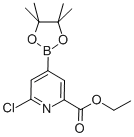 2-Chloro-6-(ethoxycarbonyl)pyridine-4-boronic acid pinacol ester Structure,741709-70-6Structure