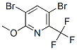 3,5-二溴-2-甲氧基-6-三氟甲基吡啶结构式_741737-01-9结构式