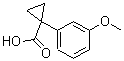 1-(3-Methoxy-phenyl)-cyclopropanecarboxylic acid Structure,74205-29-1Structure