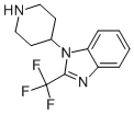 1-(4-哌啶基)-2-(三氟甲基)-1H-苯并咪唑结构式_742076-06-8结构式