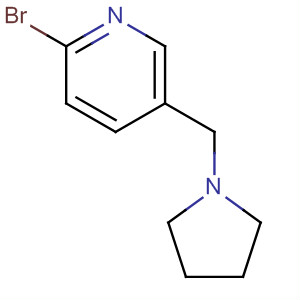 2-Bromo-5-(1-pyrrolidinylmethyl)pyridine Structure,742085-62-7Structure