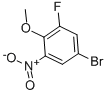 4-Bromo-2-fluoro-6-nitroanisole Structure,74266-66-3Structure