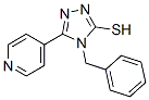 4-Benzyl-5-pyridin-4-yl-4H-[1,2,4]triazole-3-thiol Structure,74270-78-3Structure