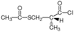 (R)-3-(乙酰基硫代)-2-甲基丙酰氯结构式_74345-73-6结构式