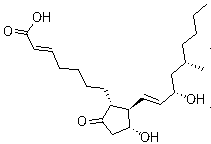 Limaprost Structure,74397-12-9Structure