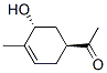 Ethanone, 1-[(1s,5r)-5-hydroxy-4-methyl-3-cyclohexen-1-yl]-(9ci) Structure,744208-05-7Structure