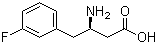 (R)-3-氨基-4-(3-氟苯基)-丁酸结构式_746595-89-1结构式