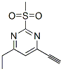 (9CI)-4-乙基-6-乙炔-2-(甲基磺酰基)-嘧啶结构式_746620-56-4结构式