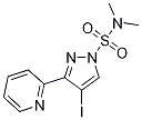 4-碘-N,N-二甲基-3-(吡啶-2-基)-1H-吡唑-1-磺酰胺结构式_746668-78-0结构式